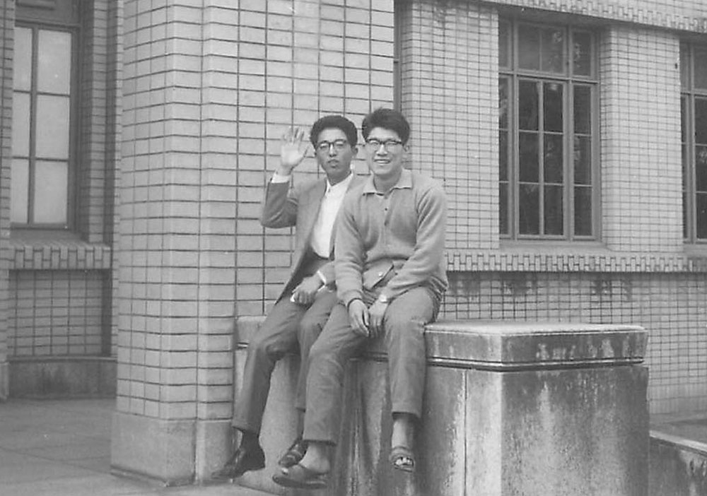 Picture of President Suzuki as a university student