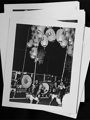 Picture of black and white photo taken at the Kanto Festival