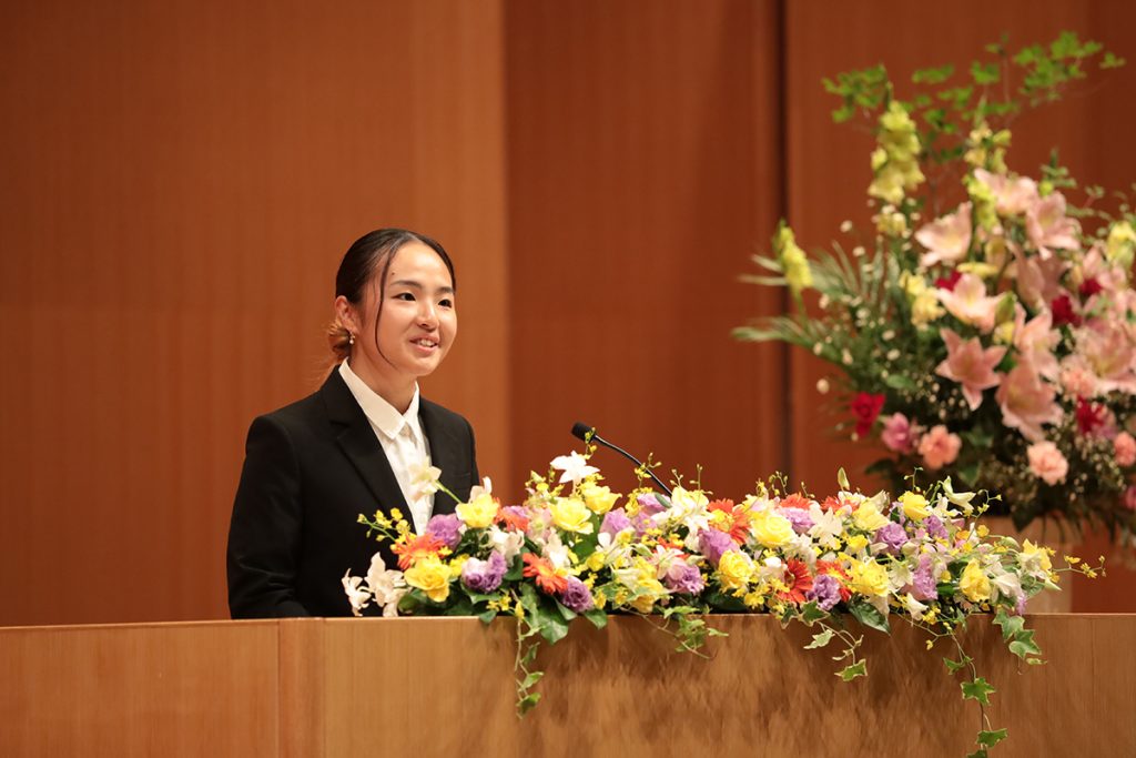 新大学院生代表の岩田 実樹さん