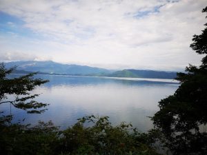 lake tazawa landscape